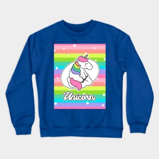 Unicorn T-shirt Crewneck Sweatshirt